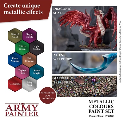 Metallic Colours Paint Set